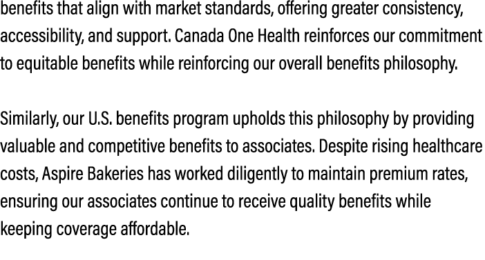 benefits that align with market standards, offering greater consistency, accessibility, and support. Canada One Healt...
