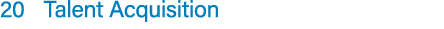 20 Talent Acquisition 